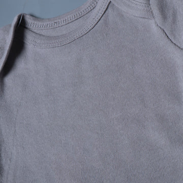 NEW GREY PLAIN HALF BODY HALF SLEEVES ROMPER